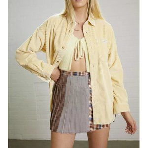 BDG Yellow Jumbo Corduroy Shirt Jacket